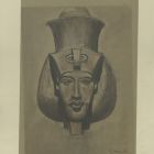 Drawing - paraoph Amenhotep IV. (Ehnaton), bust, opposite