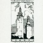 Ex-libris (bookplate) - Dr. Kálmán Lux