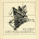 Ex-libris (bookplate) - Kornél Révész (ipse)
