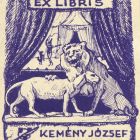 Ex-libris (bookplate) - József Kemény