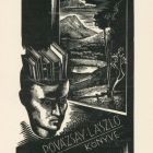 Ex-libris (bookplate) - Book of László Povázsay