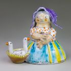 Statuette (Figure) - Goose seller