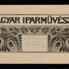 Headline design - for the periodical "Magyar Iparművészet" (Hungarian Applied Arts)