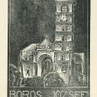 Ex-libris (bookplate) - The book of József Boros