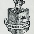 Ex-libris (bookplate) - Book of the Menzer's