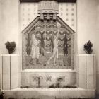 Photograph - Aladár Körösfői Kriesch - Miksa  Róth:"Sword of God' entitled glass mosaic on the main facade of the Hungarian Pavilion in Venice