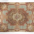 Woven carpet - Aubusson  with rose-garden pattern