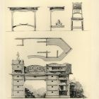 Design sheet - design for drawing room furniture