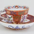 Coffee cup and saucer - With Gödöllő pattern