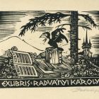 Ex-libris (bookplate) - Károly Radványi (ipse)