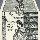 Ex-libris (bookplate) - Carlotte de Beck