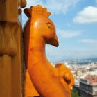 Architectural photograph - outer detail of the lantern's parapet, Museum of Applied Arts