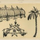 Design sheet - window grill, towel rail, wrought iron palm