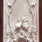 Photograph - stuccowork of the pilaster at the Christmas Exhibition of the Association of Applied Arts 1902, designed by Géza Maróti