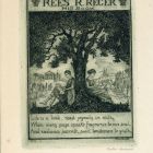 Ex-libris (bookplate) - Rees R. Reger his book