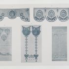 Design sheet - embroidered curtains and firescreens