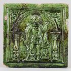 Stove tile - With the figure of Hercules (?)