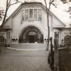 Architectural photograph - main facade, Hungarian Pavilion in Venice, designed by Géza Maróti