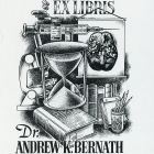 Ex-libris (bookplate) - Dr. Andrew K. Bernath