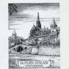 Ex-libris (bookplate) - From the library of the family of Dr. Gyula Fejér