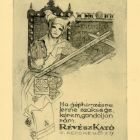 Advertisement card - Kató Révész