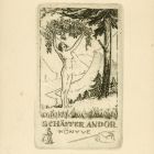 Ex libris - Andor Schäffer