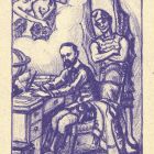 Ex-libris (bookplate) - Dr. Ferenc Pokorny