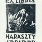 Ex-libris (bookplate) - Dr. Árpád Haraszty