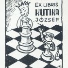 Ex-libris (bookplate) - József Kutika