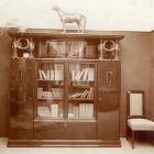 Photograph - book cupboard designed by Béla Vas