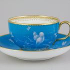 Teacup and saucer - With birds and butterflies