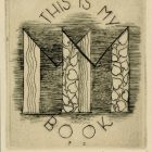 Ex-libris (bookplate) - This is my book-MM