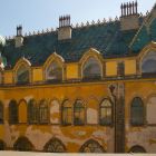 Architectural photograph - courtyard facade of the Hőgyes street wing, Museum of Applied Arts