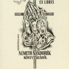 Ex-libris (bookplate) - From the library of the family of Nándor Németh