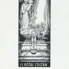 Ex-libris (bookplate) - FT. Zoltán Kótai