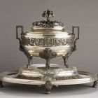 Tureen with lid and stand - part of the so called dinner set of Samuel Teleki, Chancellor of Transylvania