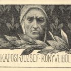 Ex-libris (bookplate) - József Kaposi