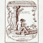 Ex-libris (bookplate) - Desiderii Hollós