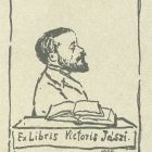 Ex-libris (bookplate) - Victoris Jászi