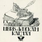 Ex-libris (bookplate) - Dr. Kálmán Dékáni