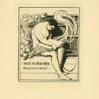 Ex-libris (bookplate) - From the library of Frigyes Glück