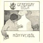 Ex-libris (bookplate) - Béla Gerenday