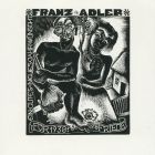 Occasional graphics - New Year's greeting: Franz Adler