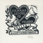 Occasional graphics - The best wishes are welcomed by István Farkas and his wife