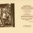 Occasional graphics - Invitation: Fine art exhibittion, Debrecen, Déri Museum