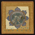 Textile image - Small blue flower