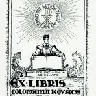 Ex-libris (bookplate) - Colomanni Kovács