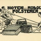 Ex-libris (bookplate) - Noten des Rudolf Polsterer