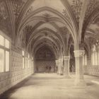 Interior photograph - the knight 's hall on the ground floor in the Gothic building of the historical main group of the Millennium Exhibition (Hall VI