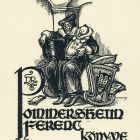 Ex-libris (bookplate) - Book of Dr. Ferenc Pommerschein